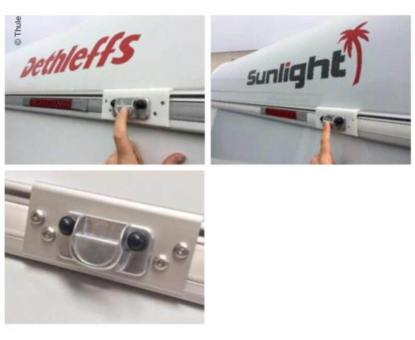 Adaptér Dethleffs Carado Sunlight pro nosič kol G2 (sada = 5 kusů)