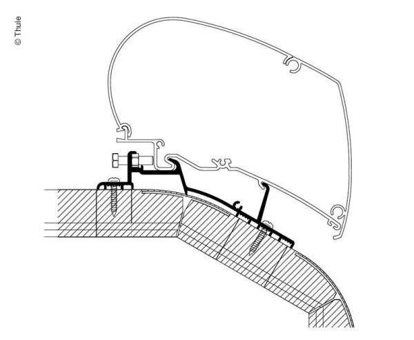 Adaptér pro markýzu Omnistor, LMC Explorer MJ2018 4,5m
