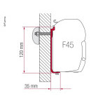 FIAMMA nástěnný adaptér pro markýzu F45 AS400L 550cm (centimetry)