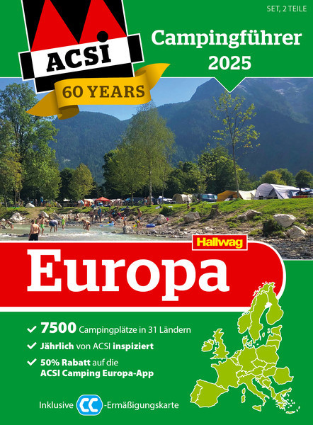 ACSI Camping Guide Europe 2025