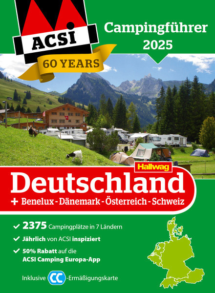 ACSI Camping Guide Německo 2025