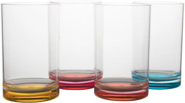 Gimex Color line, GX COL vodní sklo Rainbow 4ks