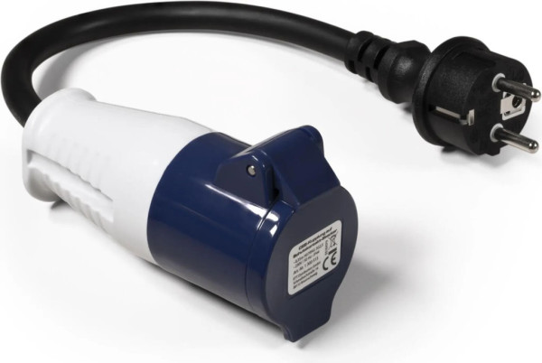 Adaptér  E,SCHUKO/CEE zástrčka McPower 0.35m H07RNG 3G2.5 230V IP44