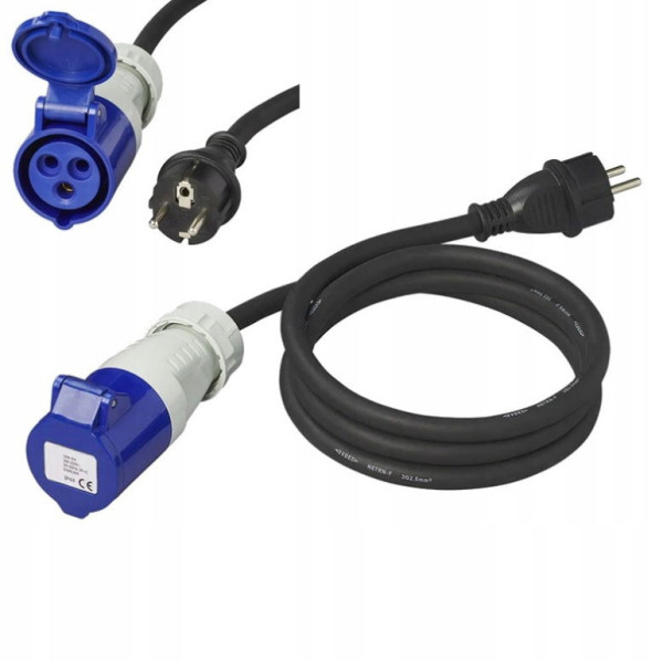 Adaptér kabelový 1.5m E,SCHUKO/CEE 3x1.5mm 2 A304097 IP44
