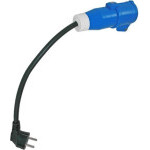 Adaptér kabelový E,SCHUKO/CEE pro karavany 230V 3x1.5mm2 40cm IP44