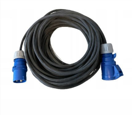 Kabel prodlužovací pro karavany 25m CEE/CEE zástrčkaCEE/zásuvkaCEE pryž 3x1.5mm2 IP44/54