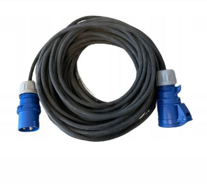 Kabel prodlužovací pro karavany 50m CEE/CEE zástrčkaCEE/zásuvkaCEE pryž 3x1.5mm2 IP44/54