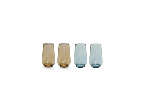 Sada nerozbitných stolních Tritanových skleniček Omada Tritan Water glass 4x0.55l