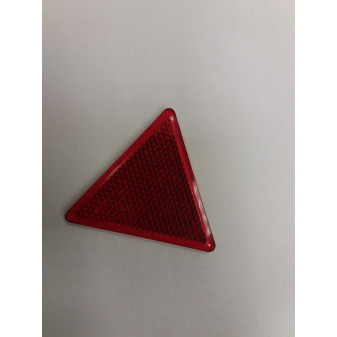 Odrazka červená trojúhelník - strana 80mm