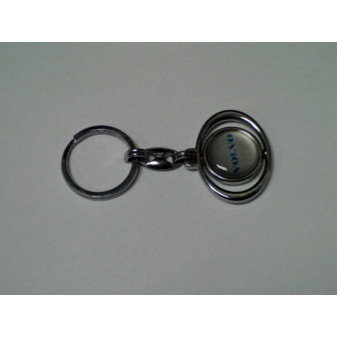 KEY RING Volvo ROUND ROTARY