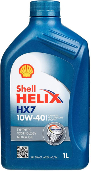 Olej motorový 10W40 SHELL HELIX HX7 1L