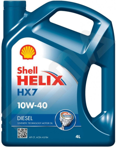 Olej motorový 10W40 SHELL HELIX HX7 Diesel 4L