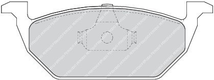 BRAKE LINING FDB1094 Octavie FRONT