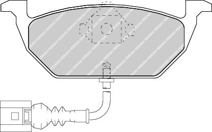 BRAKE LINING FDB1398, Fabie, Oktávie