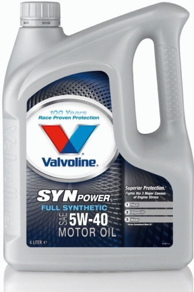 OIL 5W40 VALVOLINE SYN POWER 4L ENGINE