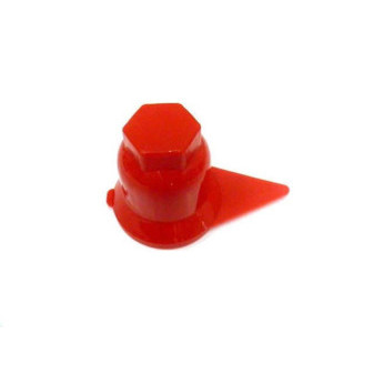 COVER NUT WHEEL 32 RED SHORT
