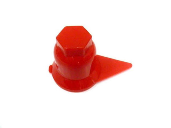 COVER NUT WHEEL 32 RED SHORT