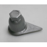 COVER NUT WHEEL 32 GRAY WITH INDICATOR