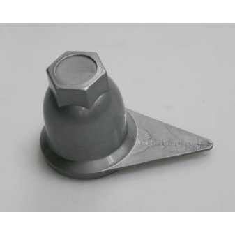 COVER NUT WHEEL 32 GRAY WITH INDICATOR