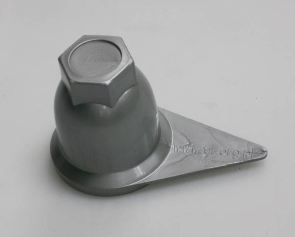 COVER NUT WHEEL 32 GRAY WITH INDICATOR