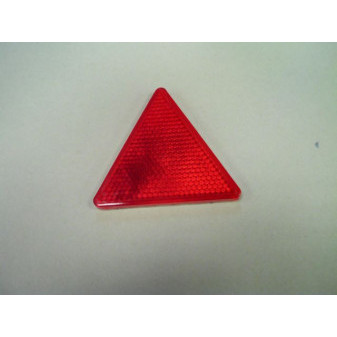 REFLECTIVE GLASS TRIANGLE RED