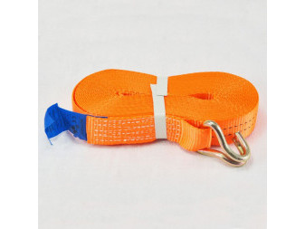 LASHING BELT 2t/10m WITH HOOK, WITHOUT RATCHET