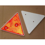 REFLECTIVE GLASS TRIANGLE RED U