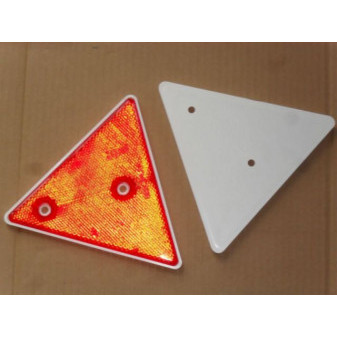 REFLECTIVE GLASS TRIANGLE RED U