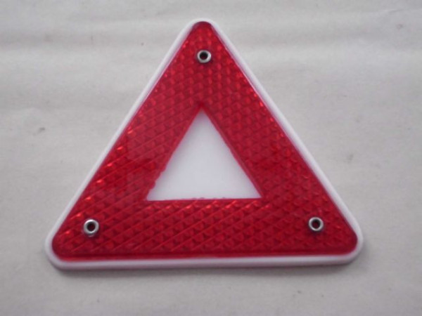 REFLECTIVE GLASS TRIANGLE RED OT