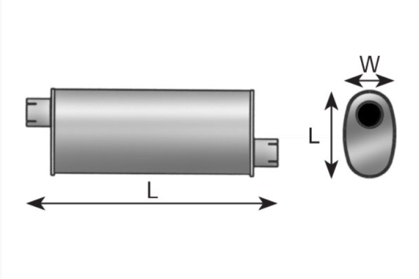 EXHAUST SILENCER MB Atego