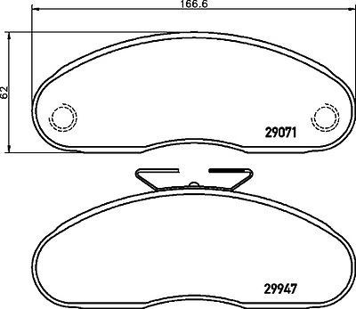 Obložení brzdové RVI Messenger RENAULT