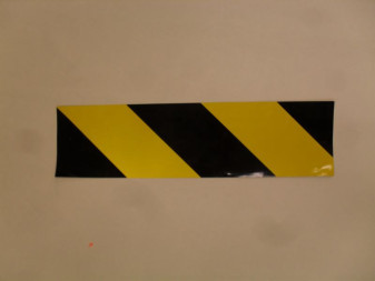 Páska reflexní černo žlutá