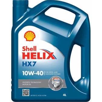 Olej motorový 10W40 SHELL HELIX HX7 4L