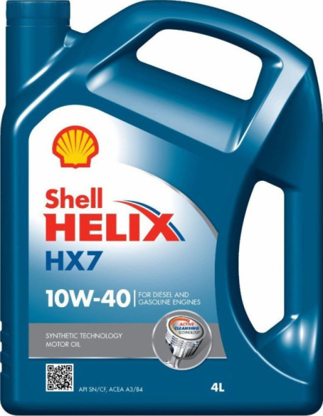 Olej motorový 10W40 SHELL HELIX HX7 4L