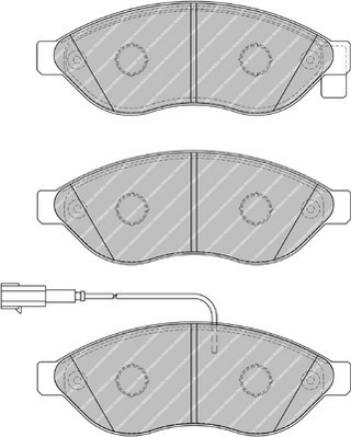 BRAKE PADS FRONT Jumper 2006