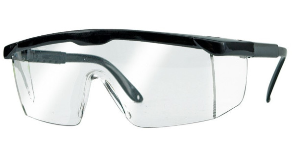 Brýle ochranné čiré, nastavitelné nožky