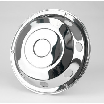 COVER WHEEL FRONT 17,5 ,STAINLESS STEEL