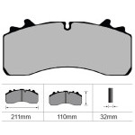 BRAKE PADS SAF