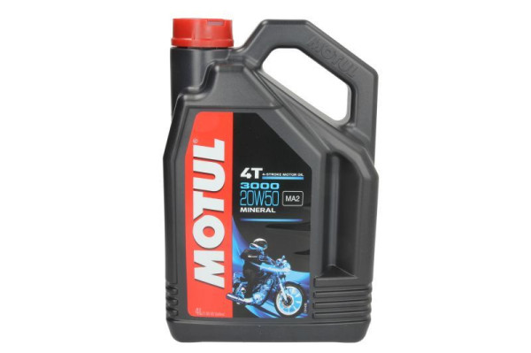 Olej motorový 20W50 MOTUL 3000 4T 4L