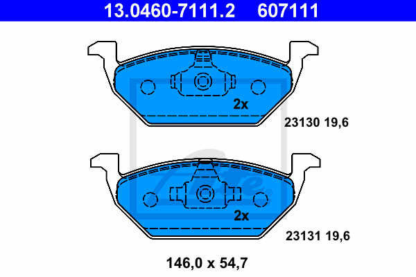 BRAKE PADS FRONT ATE VW,Audi