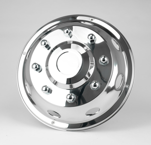 COVER WHEEL FRONT 19,5 ,STAINLESS STEEL