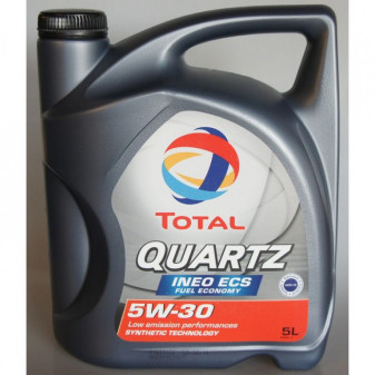 Olej motorový 5W30 TOTAL QUARTZ INEO ECS 5L