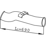 EXHAUST SILENCER TUBE