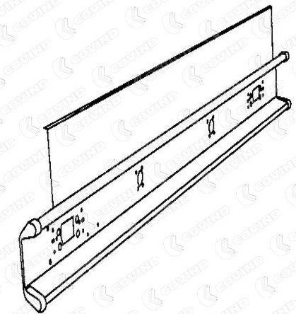 BUMPER REAR 2400x400mm