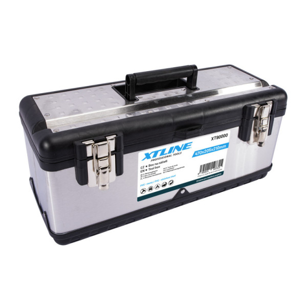 Kufr na nářadí plast-nerez 470x205x210mm