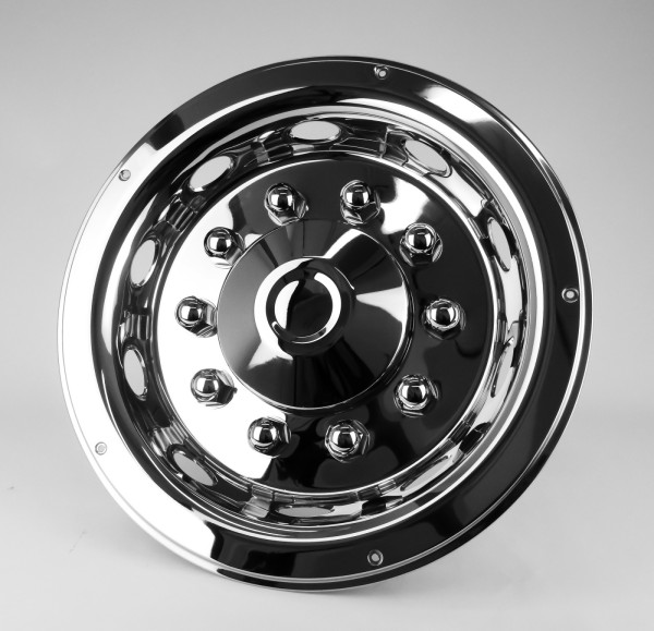 COVER WHEEL REAR, STAINLESS STEEL