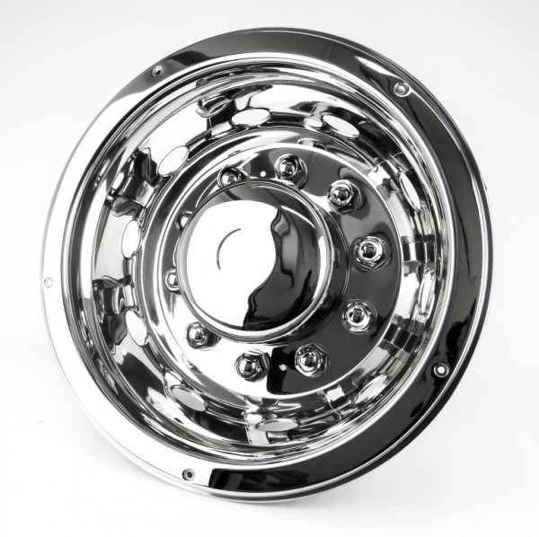 COVER WHEEL REAR 22,5, STAINLESS STEEL