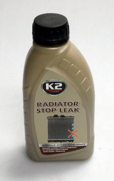 Utěsňovač chladiče tekutý K2 RADIATOR STOP LEAK 400ml