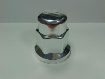 COVER NUT WHEEL 33 SILVER LONG