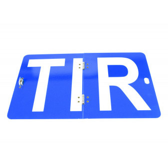 Tabule reflexní TIR sklapěcí vertikální (400x250 mm)